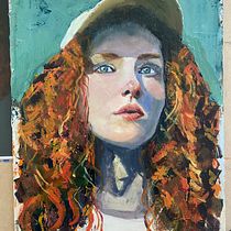 My project for course: Contemporary Oil Portraiture Ein Projekt aus dem Bereich Traditionelle Illustration, Bildende Künste, Malerei und Ölmalerei von Patricia Ochoa - 26.09.2023