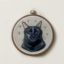 My project for course: Embroidered Pet Portraits: The Thread Painting Technique. Embroider, Naturalistic Illustration, and Textile Design project by nivasininv - 09.27.2023