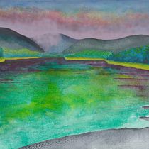 My project for course: Modern Watercolor Techniques: Colors, Dreams, and Emotions. Traditional illustration, Fine Arts, Painting, and Watercolor Painting project by Eszter Grósz - 09.27.2023