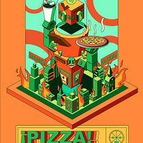 Mi proyecto del curso: Ilustración vectorial isométrica desde cero. Un progetto di Illustrazione vettoriale e Illustrazione digitale di Ivan Cureño - 28.09.2023