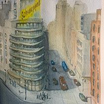 Mi proyecto del curso: Dibujo arquitectónico con acuarela y tinta. Sketching, Drawing, Watercolor Painting, Architectural Illustration, Sketchbook & Ink Illustration project by mag_garrido - 09.28.2023