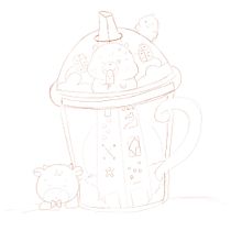 Mi proyecto del curso: Diseño de mundos kawaii: crea ilustraciones alegres. Character Design, Digital Illustration, and Manga project by daniela andrade correal - 09.28.2023