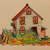 Mi proyecto del curso: Dibujo arquitectónico expresivo con marcadores de colores. Sketching, Drawing, Architectural Illustration, Sketchbook & Ink Illustration project by Gustavo Vivas - 09.26.2023