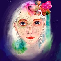 My project for course: Illustrated Portrait in Watercolor. Un projet de Illustration traditionnelle, Beaux Arts, Peinture, Dessin, Aquarelle, Dessin de portrait , et Dessin artistique de bybzkstudio - 26.09.2023