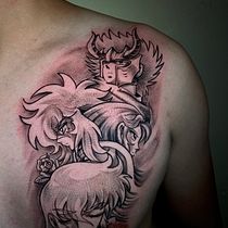 Mi proyecto del curso: Técnicas de tatuaje: sombreado con pepper shading. Un proyecto de Ilustración tradicional, Diseño de tatuajes y Diseño de Jesús David Arellanes - 27.07.2023