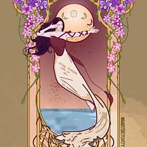 Mi proyecto del curso: Retrato ilustrado con estilo Art Nouveau. Un projet de Illustration traditionnelle, Beaux Arts, Illustration numérique, Dessin de portrait, Dessin artistique, Dessin numérique, Peinture numérique , et Design  de Fernando Adolfo - 30.09.2023