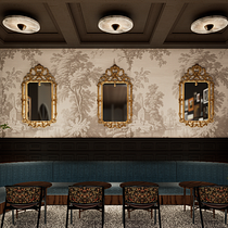 My project for course: Interior Design for Restaurants. Projekt z dziedziny Architektura wnętrz, Projektowanie wnętrz, Dekoracja wnętrz, Projektowanie powierzchni h, low, ch i Projektowanie przestrzeni użytkownika krishna_barot - 29.09.2023