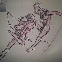My project for course: Drawing the Human Figure & Expressive Poses. Fine Arts, Sketching, Drawing, Sketchbook, and Figure Drawing project by Charles Deighan - 10.01.2023