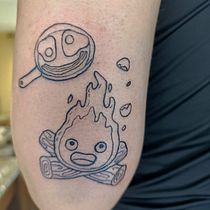 Mi proyecto del curso: Calcifer. Tattoo Design project by Naomi F - 09.25.2023