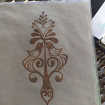 My project for course: Introduction to Islamic Art: Create Biomorphic Patterns Ein Projekt aus dem Bereich Malerei, Musterdesign, Zeichnung, Aquarellmalerei und Illustration mit Tinte von Deimantė Praškevičiūtė - 04.11.2023