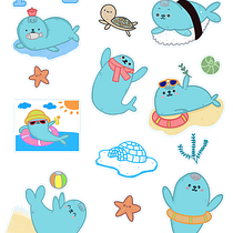 My project for course: Kawaii Illustration: Create Charming Characters Ein Projekt aus dem Bereich Traditionelle Illustration, Design von Figuren und Manga von pannasom - 02.10.2023