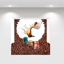 JUAN VALDEZ  prototipo vitrina comercial, proyecto final curso. Interior Decoration, Retail Design, Spatial Design, Advertising, Photograph & Interactive Design project by JORGE TAMAYO GRISALES - 10.02.2023