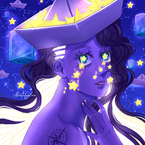 Mi proyecto del curso: Retratos digitales de fantasía con Photoshop. Ilustração tradicional, Desenho, Ilustração digital, Desenho de retrato, Desenho digital, e Pintura digital projeto de karinna basso muñoz - 02.10.2023