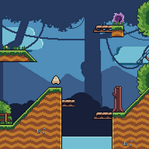 escenario para videojuego pixel art . Un proyecto de Animación 2D, Animación 3D, Videojuegos, Pixel art, Diseño de videojuegos y Desarrollo de videojuegos de Juan Rubiano - 30.09.2023