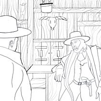 My project for course: Atmospheric Painting in Procreate: (hateful eight movie scean). Ilustração digital, Desenho digital e Ilustração editorial projeto de chintan chavda - 02.10.2023