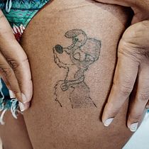 Meu projeto do curso: Tatuagem para principiantes. Tattoo Design project by ray_j_santos290 - 10.03.2023