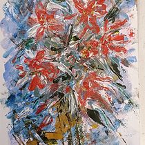 My project for course: Expressive Floral Painting with Acrylic Paint. Fine Arts, Painting, Acr, lic Painting, and Botanical Illustration project by Kristiina Degerman - 10.02.2023