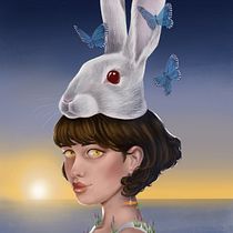 Mi proyecto del curso: Retratos digitales de fantasía con Photoshop. Ilustração tradicional, Desenho, Ilustração digital, Desenho de retrato, Desenho digital, e Pintura digital projeto de Dulu Colom - 03.10.2023