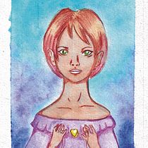 Mi proyecto del curso: Ilustración manga en acuarela. Un projet de Illustration traditionnelle, Dessin, Aquarelle , et Manga de Grace Luna - 03.10.2023