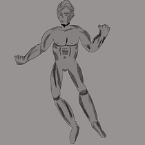My project for course: Illustration for Comics: Anatomy of a Superhero. Un progetto di Illustrazione tradizionale, Character design, Fumetto, Disegno a matita e Disegno anatomico di Mehmet HALLAC - 03.10.2023