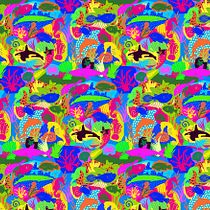 Meu projeto do curso: Design de padrões ilustrados: crie ilustrações vetoriais atraentes. Projekt z dziedziny Trad, c, jna ilustracja, Projektowanie graficzne, Pattern design i Grafika wektorowa użytkownika Aguinaldo Gonçalves - 04.10.2023