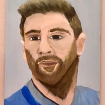 Mi proyecto del curso: Retrato artístico al óleo sobre papel. Un progetto di Belle arti, Pittura e Pittura ad olio di Marjorie Orantes Nájera - 05.10.2023