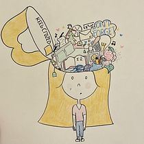 Mon projet du cours : Dessin et connaissance de soi : racontez votre histoire. Un projet de Illustration traditionnelle, B, e dessinée , et Dessin de marie_favre - 05.10.2023