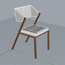Meu projeto do curso: Design e conceitualização de uma cadeira. Projekt z dziedziny Projektowanie i w, rób mebli, Wzornictwo przem, słowe i Projektowanie produktowe użytkownika Carolina Sbalchiero - 04.10.2023