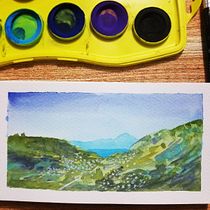Mi proyecto del curso: Cuaderno de viaje en acuarela. Traditional illustration, Watercolor Painting, Architectural Illustration, and Sketchbook project by Grace Luna - 10.05.2023