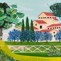 Mon projet du cours : Peinture acrylique pas à pas : créez des paysages incroyables. Traditional illustration, Painting, Acr, lic Painting, and Sketchbook project by biggui - 10.06.2023