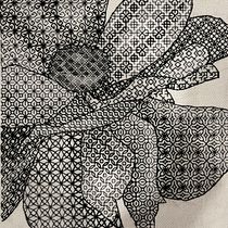 My project for course: Introduction to Blackwork Embroidery. Un proyecto de Bordado y Diseño textil de elizabethb128 - 04.10.2023