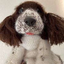 My project for course: Knitting Realistic Stuffed Animals: Make a Puppy from Yarn. Fiber Arts, DIY, Knitting, and Textile Design project by Victoria - 10.02.2023