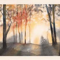 My project for course: Dreamy Watercolor Landscapes: Paint with Light. Un projet de Peinture , et Aquarelle de Lyle Lloyd - 06.10.2023