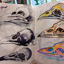 My project for course: Illustration Techniques to Unlock your Creativity. Design, Traditional illustration, Fine Arts, Painting, Creativit, Creating with Kids, and Sketchbook project by Lisa Dunne - 10.06.2023