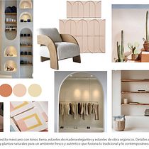 Mi proyecto del curso: Color aplicado al diseño de interiores / TIENDA DE ROPA . Un proyecto de Diseño de interiores, Decoración de interiores, Interiorismo, Teoría del color y Diseño de espacios de victoria.spinassi - 06.10.2023