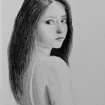 My project for course: Artistic Charcoal Portraiture: Creating Atmosphere. Ilustração tradicional, Artes plásticas, Desenho, Desenho de retrato, Desenho realista, e Desenho artístico projeto de giuseppe_m - 07.10.2023