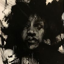 My project for course: Expressive Monochromatic Oil Portraits. Een project van  Beeldende kunst, Schilderij,  Portrettekening y  Olieverfschilderij van Denise Longeneker - 08.10.2023