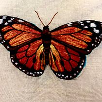 My project for course: Realistic Embroidery Techniques. Traditional illustration, Embroider, Textile Design, and Design project by 14ship - 10.08.2023