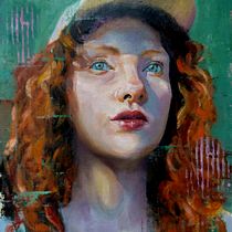 My project for course: Contemporary Oil Portraiture Ein Projekt aus dem Bereich Traditionelle Illustration, Bildende Künste, Malerei und Ölmalerei von Christine Gallagher - 08.10.2023