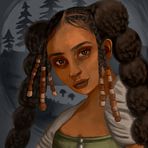 My project for course: Digital Painting of Characters in Photoshop. Un progetto di Character design, Illustrazione digitale, Disegno digitale e Pittura digitale di Caitlin Pirie - 08.10.2023