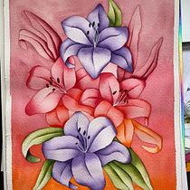 Mi proyecto del curso: Técnicas de acuarela en negativo para ilustración botánica Ein Projekt aus dem Bereich Traditionelle Illustration, Aquarellmalerei und Botanische Illustration von Fiorella Bartolini - 15.09.2023