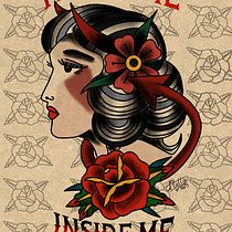 Mi proyecto del curso: Diseño de tatuajes estilo old school en Procreate. Projekt z dziedziny  R, sunek, Ilustracja c, frowa i Projektowanie tatuaż użytkownika Jose Carmona Bernabeu - 09.10.2023