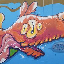 Mi proyecto del curso: Introducción a la pintura mural decorativa. Un proyecto de Pintura, Arte urbano, Ilustración digital, Pintura acrílica y Pintura decorativa de Héctor Arturo Chávez García - 09.10.2023