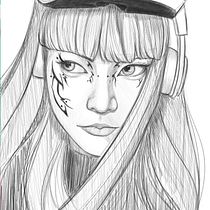 Mi proyecto del curso: Cuaderno de retratos a línea con grafito. Artes plásticas, Esboçado, Desenho, Desenho de retrato, e Sketchbook projeto de Andrés Felipe Castro Muñoz - 10.10.2023