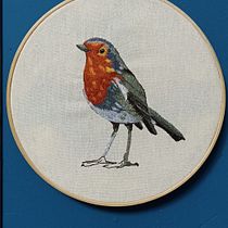 Mi proyecto del curso: Pintar con hilo: técnicas de ilustración textil. Ilustração tradicional, Bordado, e Design têxtil projeto de silvia.diaz.wb - 24.07.2022