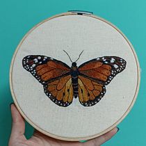 Mi proyecto del curso: Técnicas de bordado realista. Traditional illustration, Embroider, and Textile Design project by silvia.diaz.wb - 01.13.2023