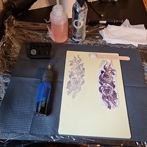 My project for course: Tattoo for Beginners. Tattoo Design project by Ema Damulyte - 06.16.2024