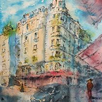 Mój projekt z kursu: Rysunek architektoniczny akwarelą i tuszem. Sketching, Drawing, Watercolor Painting, Architectural Illustration, Sketchbook & Ink Illustration project by Mariusz Wiszczuk - 10.10.2023