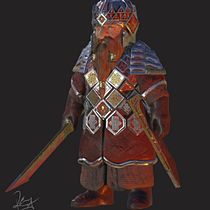 Mi proyecto del curso: Personajes ilustrados en 3D desde tu iPad. Projekt z dziedziny Trad, c, jna ilustracja, 3D, Projektowanie postaci, Ilustracja c, frowa,  Modelowanie 3D, Projektowanie postaci 3D, Malarstwo c i frowe użytkownika Renan Espezua - 11.10.2023