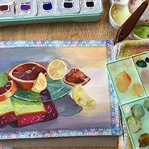 My project for course: Gouache Painting: Create Vibrant Works of Art. Fine Arts, Painting, Color Theor, and Gouache Painting project by carla.vidal95 - 10.11.2023